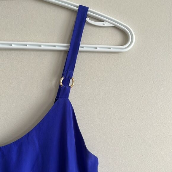 Amanda Uprichard Silk Royal Blue Dress Sz S - Picture 10 of 10